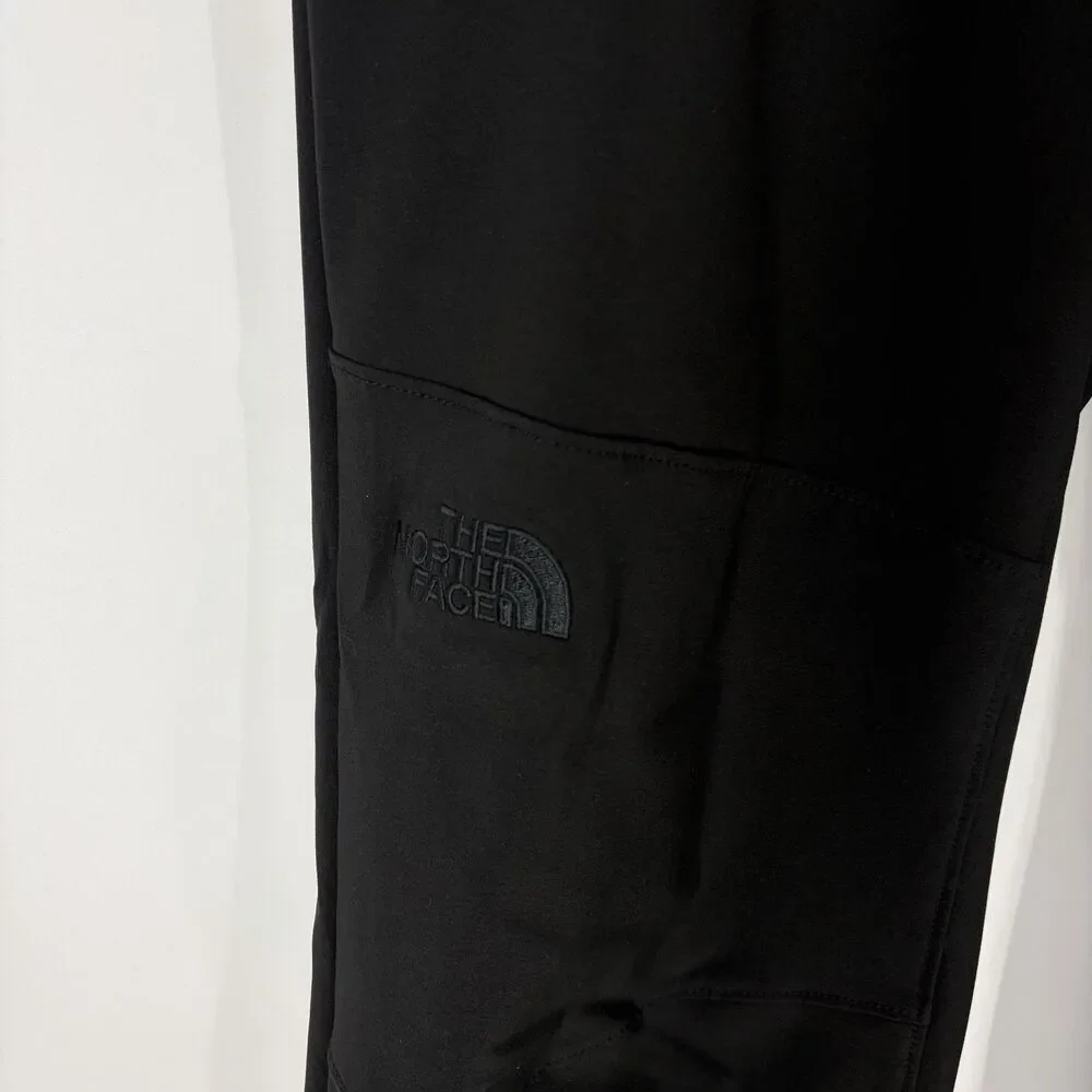 The North Face Pants Size 34x32 Mens Black Reinforced Knee Stretch Hiking Wind